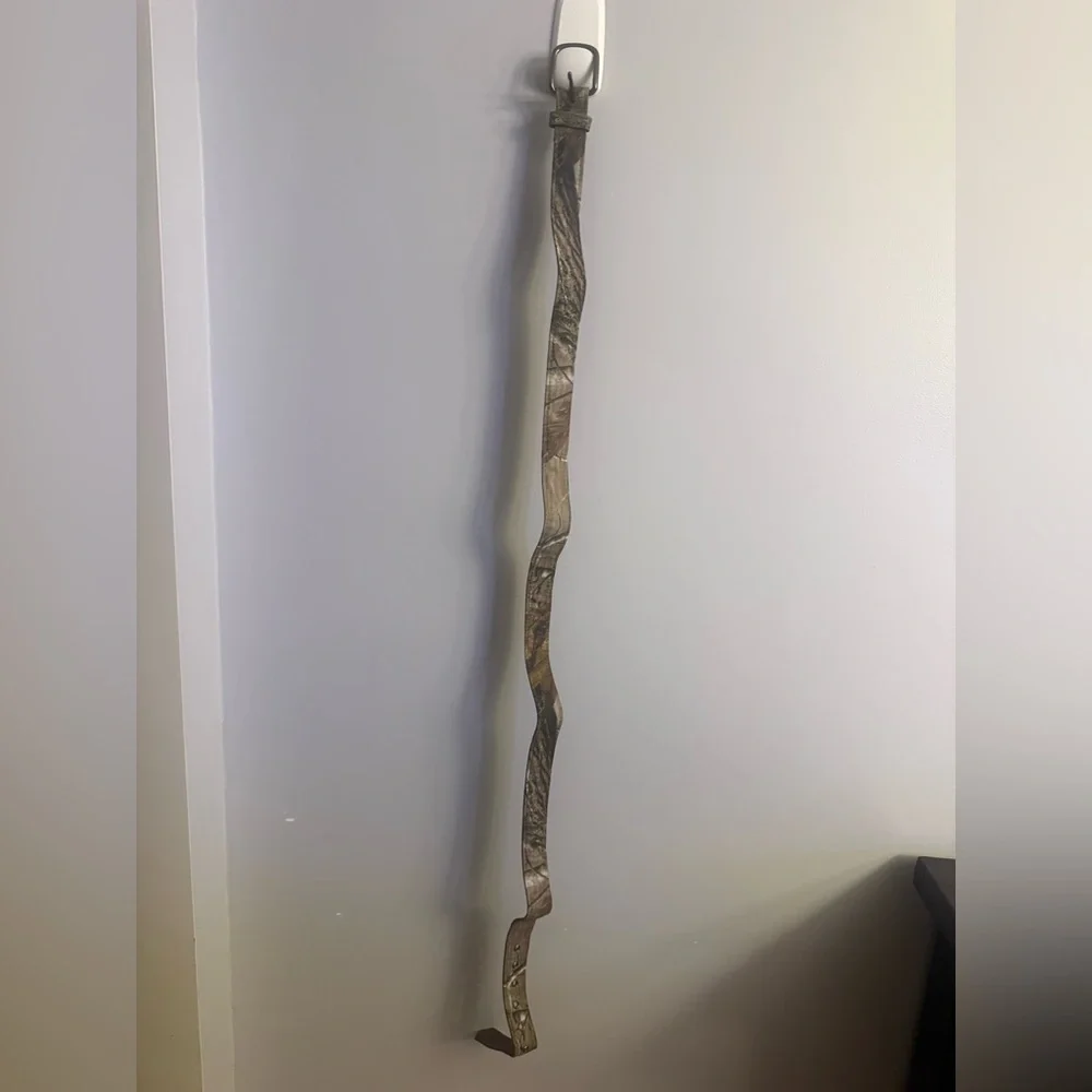 Realtree Camo Belt – Genuine Leather Back – Approx. 52” Long